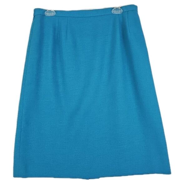 Kasper ASL ~Woman Size 16~Blue Blazer/Skirt Suit Short Sleeve Career Office Wear - Picture 4 of 16